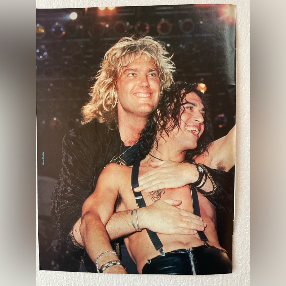 Vintage Ratt’s Robbin Crosby & Stephen Pearcy pinup